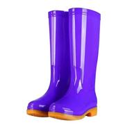 Generisch Botas de lluvia para mujer, material resistente con suela cómoda para actividades al aire libre en la vida cotidiana, zapatos de goma ligeros que combinan con pantalones ajustados, faldas o