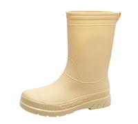 Generisch Botas de lluvia para mujer, medias altas, impermeables, antideslizantes, botas de goma para mujer, suela gruesa, zapatos de jardín, ligeros, cómodas, resistentes a la abrasión, zapatos de