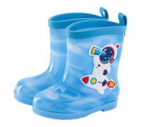 Generisch Botas de lluvia para niños, botas de lluvia para niños y niñas, botas de lluvia para niños y niñas, botas de lluvia de agua, zapatos de goma para niños 34, azul celeste, 33 EU