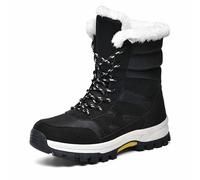 Generisch Botas de nieve deportivas para mujer, con forro polar, transpirables, cómodas, con suela gruesa, suaves, para el tiempo libre, para el día a día, térmicas, informales, elásticas, para días