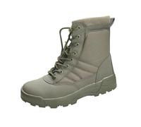Generisch Botas de seguridad para hombre de invierno, botas de senderismo para hombre, ligeras, botas de motociclismo, botas occidentales con cordones, botas de cuero ligeras, resistentes y cómodas