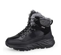 Generisch Botas de senderismo con aislamiento térmico para excursiones al aire libre en invierno con soporte de arco óptimo para trekking y caminar, Negro , 37 EU