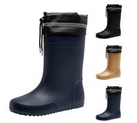 Generisch Botas impermeables para hombre Botas de verano marrones Botas de lluvia impermeables para pesca al aire libre Zapatos ligeros de jardín Botas de vadeo monocolor, azul, 39 EU