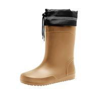 Generisch Botas impermeables para hombre Botas de verano marrones Botas de lluvia impermeables para pesca al aire libre Zapatos ligeros de jardín Botas de vadeo monocolor, café, 40 EU