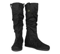 Generisch Botas largas para mujer y hombre, renacentista, estilo medieval, retro, estilo occidental, con cremallera, para cosplay, para el tiempo libre