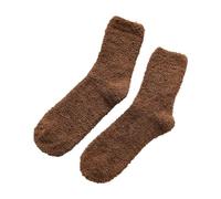 Generisch Botas térmicas de senderismo, cómodas, cómodas, calcetines de trabajo para principiantes, calcetines para mujer, calcetines gruesos, divertidos y cálidos, regalos para mujeres, marrón, Talla