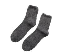 Generisch Botas térmicas de senderismo, cómodas, cómodas, calcetines de trabajo para principiantes, calcetines para mujer, calcetines gruesos, divertidos y cálidos, regalos para mujeres, gris oscuro