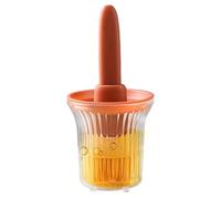 Generisch Botella de aceite con pincel de silicona, botella de aceite 2 en 1 con cepillo de silicona | Recipiente para aceite de oliva para cocinar en la cocina