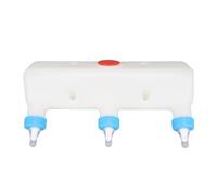 Generisch Botella de alimentación de cordero de 3 L/1 L con escala y chupete, botella de leche colgante con asa para cabritos, terneros, corderos y ovejas, equipo portátil para beber para la granja