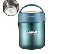 Generisch Botella térmica de alimentos - Acero inoxidable 304 + poliestireno + PP | Contenedores aislados para alimentos | Recipiente para sopa a prueba de fugas con tapa para el almuerzo y comida