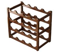 Generisch Botellero apilable - Soporte de madera maciza para 20 botellas