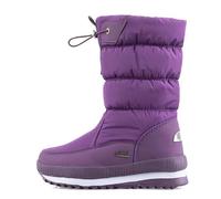 Generisch Botines de invierno para mujer 2026 con suela gruesa y protección de forro polar, color liso, morado, 39 EU