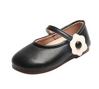 Generisch Botines de moda para niñas con práctico gancho en diseño sencillo para una comodidad diaria cómoda, Negro , 29.5 EU