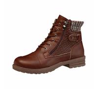 Generisch Botines para mujer, botas de equitación, estilo vaquero, estilo retro, botas de caballero occidental, botas de primavera, medias botas de medio alto, con cordones, ligeras, cómodas botas de