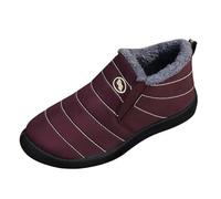 Generisch Botines para mujer con forro polar, botas de nieve con forro polar, botas de nieve, botas de nieve cálidas y cómodas, botas de nieve, impermeables, botas de ocio, zapatos de invierno para