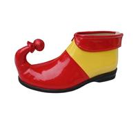 Generisch Botines profesionales para espectáculos de comedia con forma de dedo del pie, rojo, 42 EU