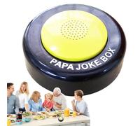 Generisch Botón de papá - 200 g botón de papá parlante con 50 divertidos chistes de papá | 2,68 x 2,36 x 1,06 pulgadas Divertido parlante para aliviar el estrés para bromas prácticas del día del padre