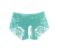 Generisch Bragas de encaje con entrepierna abierta para hombres y mujeres, ropa interior de tanga baja y seductora, verde, XL