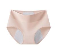 Generisch Bragas menstruales para mujer, 4 capas, antigoteo, bragas menstruales, bragas menstruales, bragas menstruales negras, sangrado ligero, para niñas y adolescentes, Rosa claro., L
