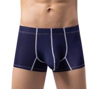 Generisch Braguitas para hombre de seda de hielo innovadora con fibra transpirable que absorbe la humedad para lo último, azul oscuro, L