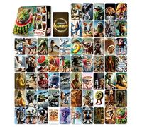 Generisch Brainrot - Juego completo de 92 cartas coleccionables con diseño de criaturas de fantasía italiana, incluye juego de robar a cerebro para coleccionistas