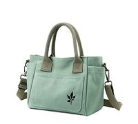 Generisch Bratort Delantal de cocina con bolsillos de lona, bolso informal, bolso de mano de trabajo, leggings con bolsillos, tallas grandes, verde menta, Talla única para todos