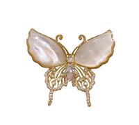 Generisch Broche de hortensias, broche corpiño elegante pin lindo todas las mujeres decorativas blanco conjunto de joyas plata 925 mujer azul (oro, talla única)