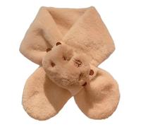Generisch Bufanda de felpa para niños | Capybara Accesorios para el calor del cuello a prueba de viento - Bufanda de invierno para niñas temáticas disfraces cumpleaños vacaciones viajes