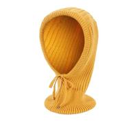 Generisch Bufanda de leopardo para niños, gorro de punto de invierno, gorro cálido para mujer, paños brillantes para el cuidado de la cabina del coche, amarillo, Talla única