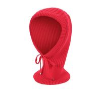 Generisch Bufanda de leopardo para niños, gorro de punto de invierno, gorro cálido para mujer, paños brillantes para el cuidado de la cabina del coche, rojo, Talla única