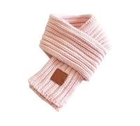 Generisch Bufanda de Lino Cálida Bufandas Tejidas Bufanda Cálida Calentador de Cuello Para Niños Pequeños Niños Niñas Tücher Tabletas, Rosa., Talla única