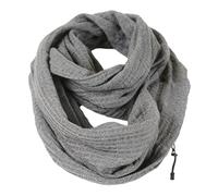 Generisch Bufanda de mujer - Pañuelo de color liso con bolsillo con cremallera - Bufanda para mujer | Regalo para mujeres y niñas para bodas, viajes, cumpleaños, Navidad y otoño, gris, Siehe