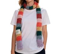 Generisch Bufanda de punto - Pañuelo de punto delgado a rayas de colores | Bufanda para mujer | Para la estación fría en otoño, uso diario, viajes, vacaciones y deportes de invierno, a, Siehe