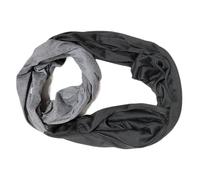 Generisch Bufanda ligera con diseño de infinito, calentador de cuello en dos colores, bufanda Infinity Cowl con bolsillo con cremallera, para hombre y mujer, para uso diario, viajes al aire libre