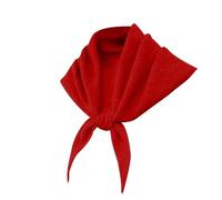 Generisch Bufanda rosa pequeña para mujer en otoño e invierno versátil hombro casual moda bufanda de hilo popurrí de cristal, rojo, Talla única