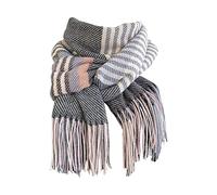 Generisch Bufandas de yeso de coche bufanda interior, cálido, suave, manta grande, bufandas sombrero bufanda conjunto niña 53, Negro , A