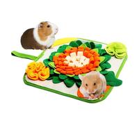 Generisch Bunny Foraging Mat - Juguetes de rompecabezas de enriquecimiento para hámster Olfactory Training | Feed Mat for Hutch Cage Bedroom Home Playtime Training Rabbit Sniffing Feeding Blanket