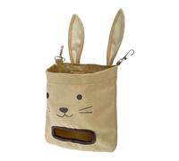 Generisch Bunny Hay Feeder - 9.84 pulgadas, bolsa de alimentador de hámsters colgante | Dispensador de para mascotas pequeñas, accesorios de jaula para chinchillas, conejos, hámsters