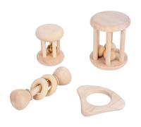 Generisch Bunny Toys, Wooden Rabbit Toy, Wooden Natural Teeth Care, Enrichment Tool & Safety Grinding Pet Supplies, ideal for Guinea Pigs and Hamsters, 4.53x3.94x2.76 inches