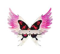 Generisch Butterfly Corner Shelf, Butterfly Shaped Wing Display Stand, 13.2x3.94x12.79 inch Compact Design, Floating Wall Storage Rack for Decorative, Living Room, Bedroom and Entryway