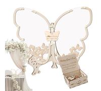 Generisch Butterfly Guest Book | Shower Guest Book Alternatives with Butterfly Design,Signature Guestbook Keepsakes for Birthdays Graduation Engagement