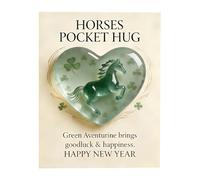 Generisch Caballo de consolación para llevar, bolsas de recuerdo motivacional | Año del caballo Tarjetas motivacionales, para niños, adultos y trabajo, viajes, escuela, sala de espera, compañeros