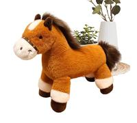 Generisch Caballo de peluche, 2026 Año del Caballo, juguete de peluche decorativo - Juguete de peluche suave, para niños, adultos, entusiastas de la equitación, hogar, escritorio, mesita de noche
