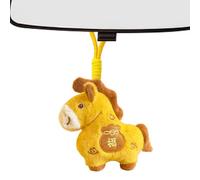 Generisch Caballo de peluche, linda muñeca de recuerdo con diseño de animales chinos, con cordón, para mochila, de cumpleaños, Navidad, de primavera, , decoración del hogar