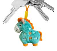Generisch Caballo de peluche | Muñeca de recuerdo con diseño de animales chinos, con cordón, para mochila, de cumpleaños, Navidad, de primavera, , decoración del hogar