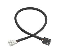 Generisch Cable alargador de 4 pines para placa base, 1 a 1/2 vías, conector divisor, cable de alimentación para ventilador de CPU PWM, accesorio práctico, funda de alambre para ventilador de tarjetas