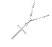 Generisch Cadena de cruz - Cadena de cruz para mujer - Joyería con símbolo elegante para el día a día viaje regalo adolescente boda, Siehe Beschreibung, Metal, Ver descripción