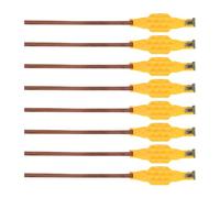 Generisch Cadenas de nieve para neumáticos de coche, 8 piezas, eslabones de tracción, ajustables, antideslizantes, engrosadas, para SUV, camiones, camionetas, furgonetas, sedán, 16,5 - 24,5 cm, viajes