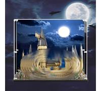 Generisch Caja de modelo acrílica compatible con Lego 71043 Castle, vitrina acrílica a prueba de polvo, vitrina (no modelo) A, 3 mm