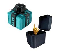 Generisch Caja de regalo de Navidad y cumpleaños 3D divertida caja de cerillas con sorpresa de dedo medio para niños y adultos, se adapta para anillos, dulces, pequeñas sorpresas